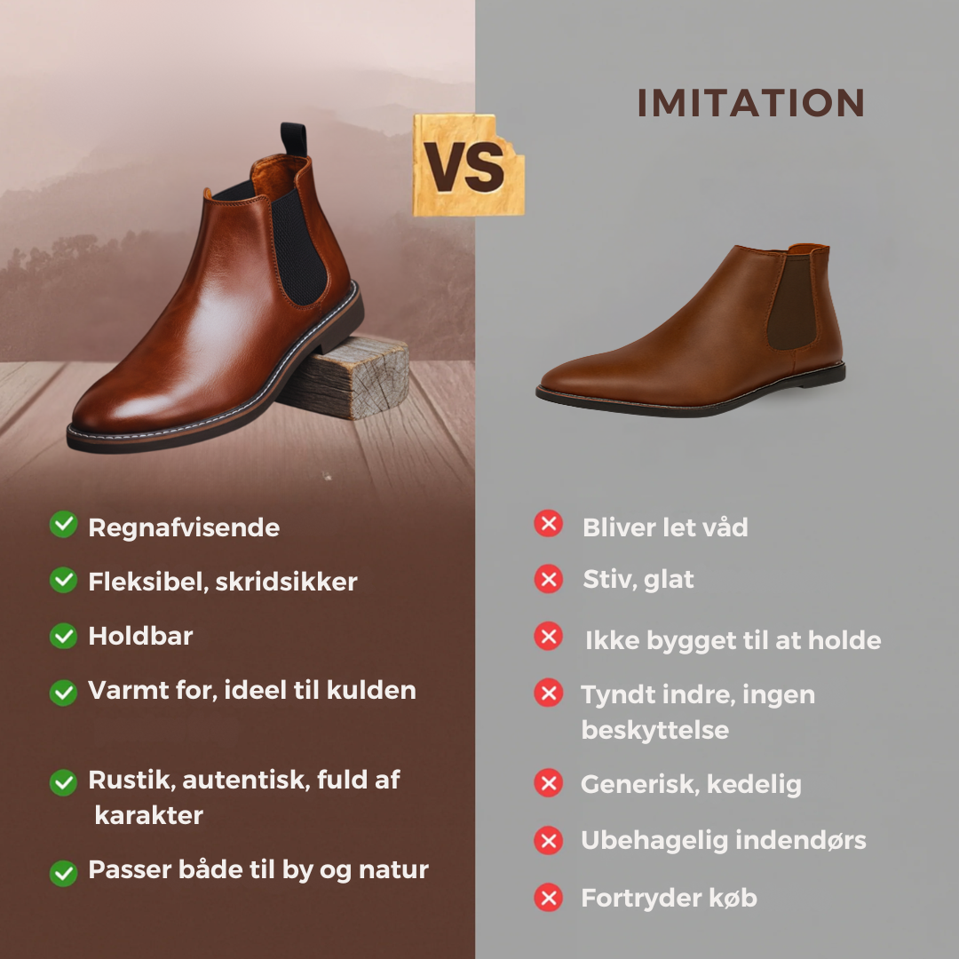 Lædersko Nordhøj™ | Efterår – Vinter 2025