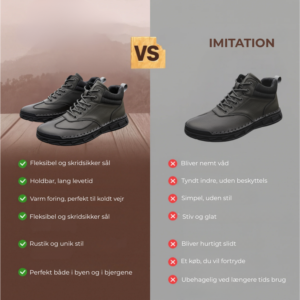 Læderstøvle Arresø™ | Efterår – Vinter 2025