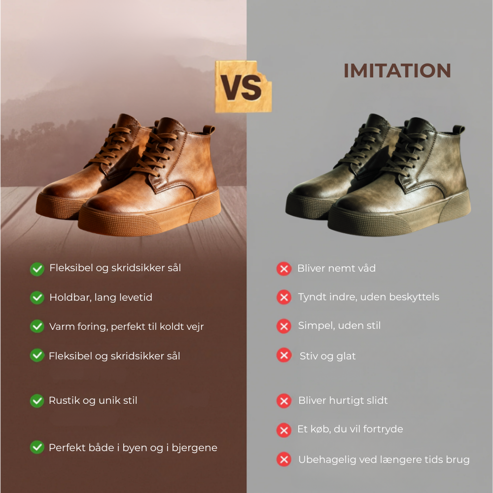 Læderstøvle Tisvilde Hegn™ | Efterår – Vinter 2025